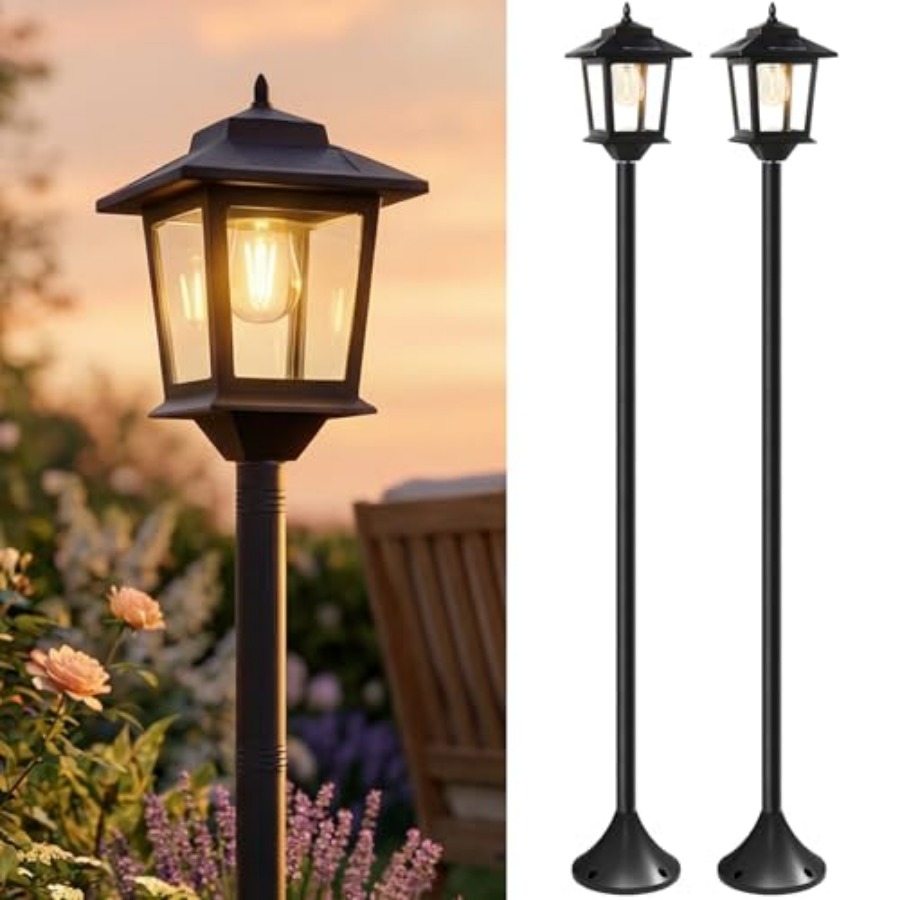 Outdoor Lighting Waterproof - Dış Mekan Güneş Enerjili Direk Lambaları,