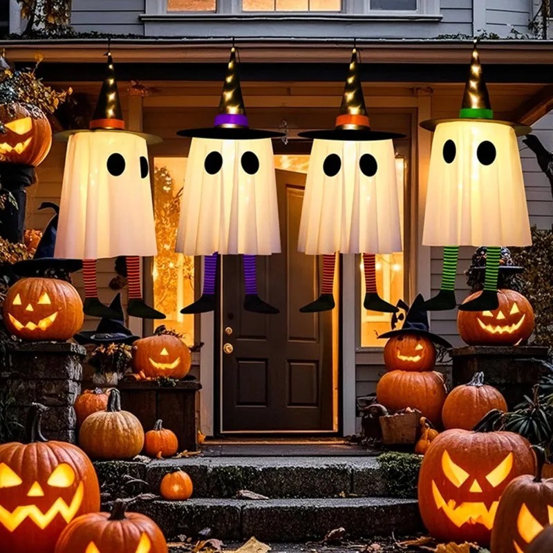 Outdoor Lighting Effects - Cadılar Bayramı Asılı Hayalet Süsleri, Dış