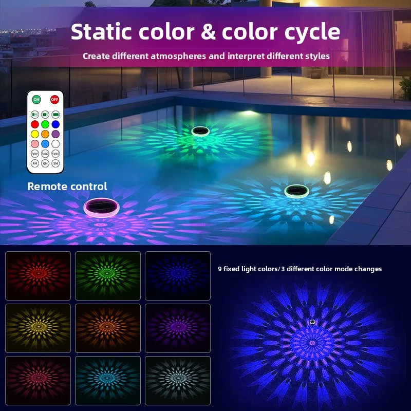 Outdoor Lighting And Landscape - Güneş enerjili dış mekan su özelliği