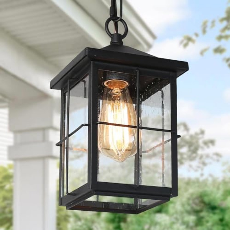 Outdoor Lighting Black - Dış Mekan Sarkıt Aydınlatma Armatürü, Çiftlik