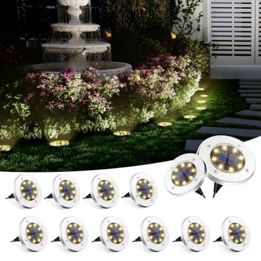 Outdoor Lighting Waterproof - Güneş Enerjili Zemin Lambaları Dış Mekan