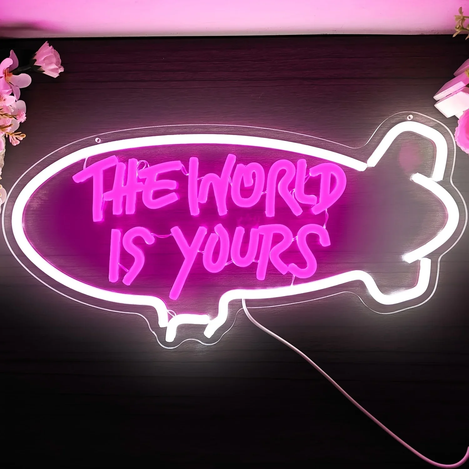 Dünya Senindir Balon Neon Tabe - Outdoor Lighting For Your Home incelemesi ve fiyatı