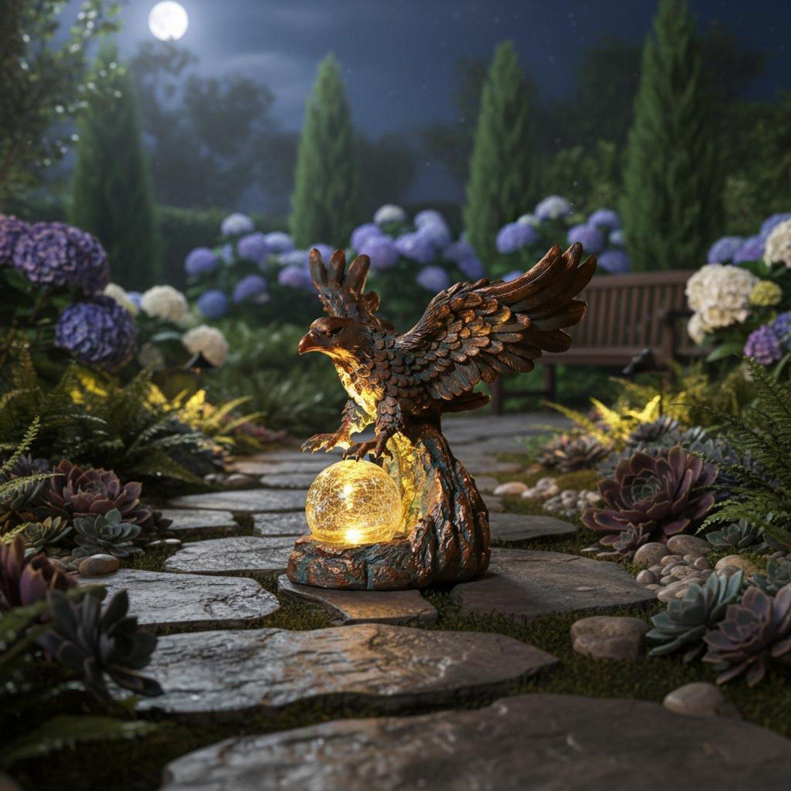 Güneş Enerjili Kartal Heykeli  - Outdoor Lighting Pathway incelemesi ve fiyatı