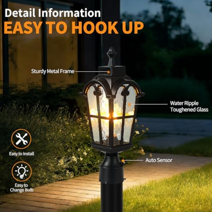 Sensörlü Dış Mekan Direk Lamba - Outdoor Lighting Waterproof incelemesi ve fiyatı