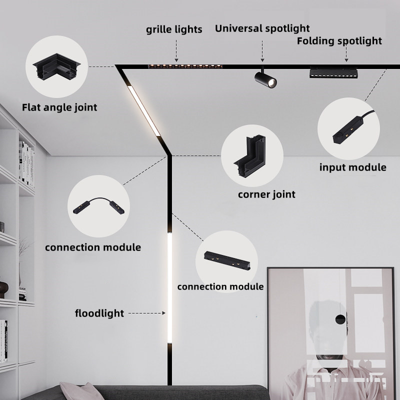 LED Manyetik Raylı Işık Izgara - Outdoor Lighting Track incelemesi ve fiyatı