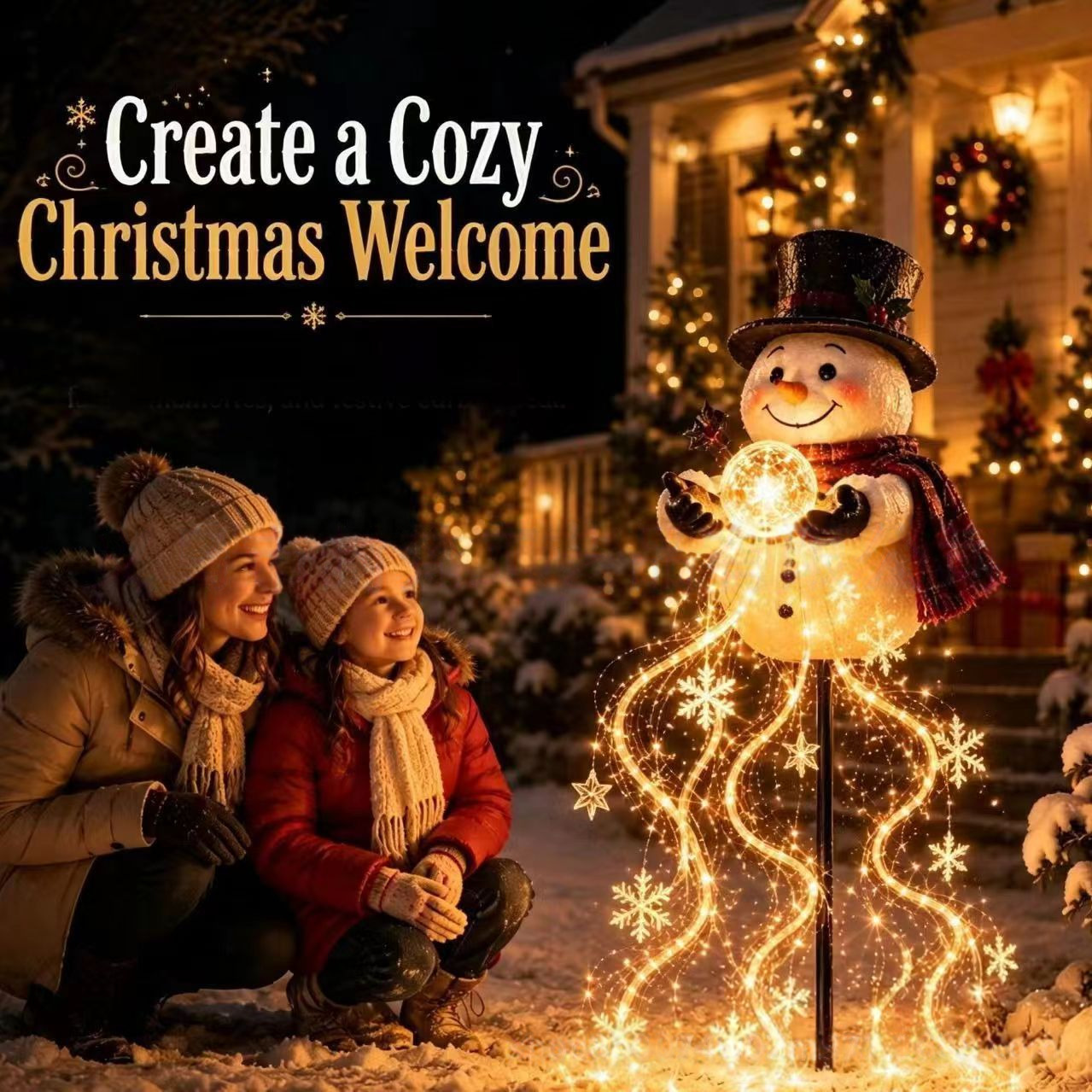 Işıklı Noel Kar Adamı Süsü, Dı - Outdoor Lighting Effects incelemesi ve fiyatı