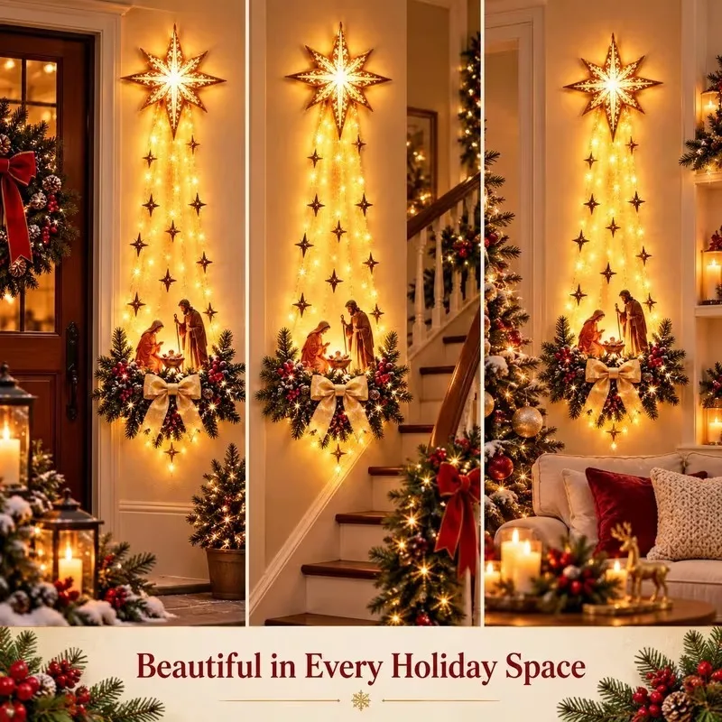 1-5 adet Işıklı Noel Kapı Süsü - Outdoor Lighting Effects incelemesi ve fiyatı